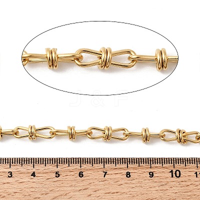 304 Stainless Steel Infinity Link Chains CHS-S012-07G-02-1