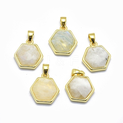 Natural Mixed Stone Pendants G-O176G-G-1