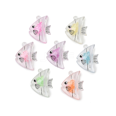 Transparent Luminous Acrylic Pendants TACR-Z002-01-1