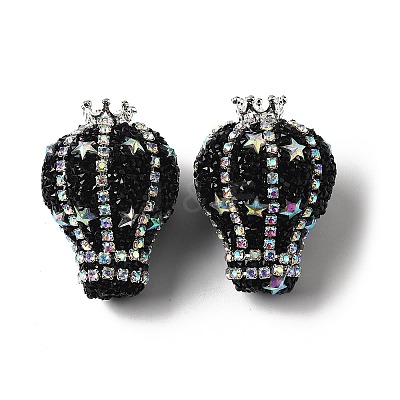 Opaque Acrylic Rhinestone Beads X-OACR-S048-03A-1