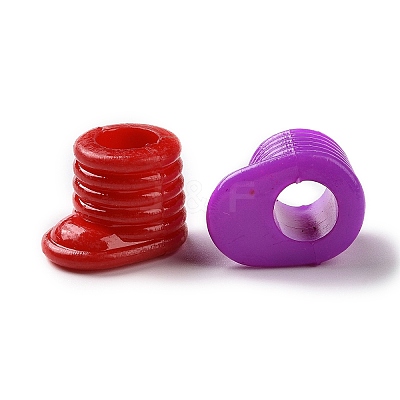 Opaque Acrylic Beads OACR-A017-05-1