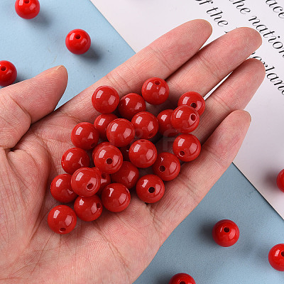Opaque Acrylic Beads X-MACR-S370-C12mm-A14-1