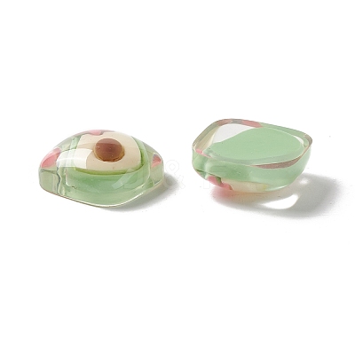 Transparent Resin Cabochons RESI-G034-A01-1