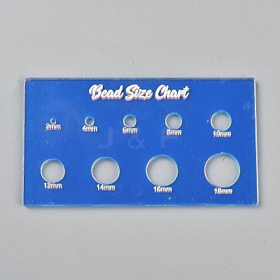 Acrylic Measuring Ruler TOOL-WH0159-90-1