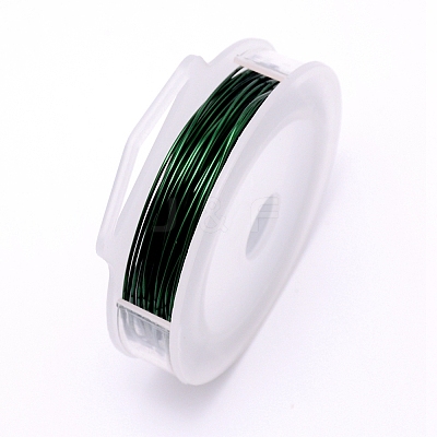 Round Copper Craft Wire LS-CWIR-WH0001-0.5mm-13-1