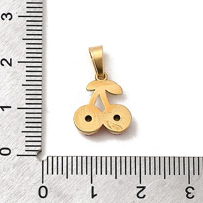 304 Stainless Steel Rhinestone Pendants STAS-Z158-07G-01A-1
