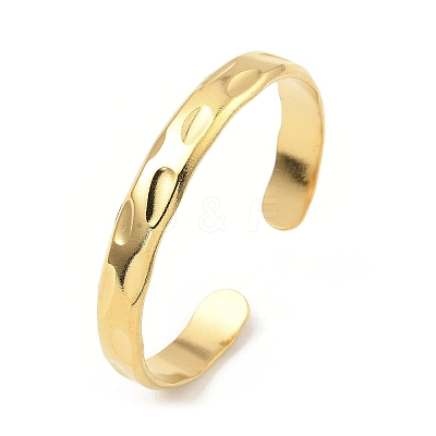 304 Stainless Steel Cuff Bangles BJEW-P302-05G-1