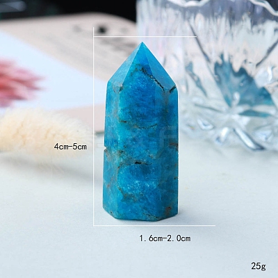 Point Tower Natural Apatite Home Display Decoration PW-WG91959-01-1