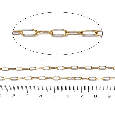 304 Stainless Steel Enamel Cable Chains CHS-R020-02G-09-1