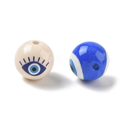 Printed Opaque Acylic Beads AC-CBAE004-06-1