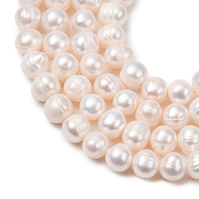 Natural Cultured Freshwater Pearl Beads Strands PA-CBABE82-13B-1
