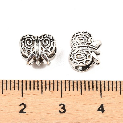 Tibetan Style Alloy European Beads PALLOY-K019-03B-AS-1