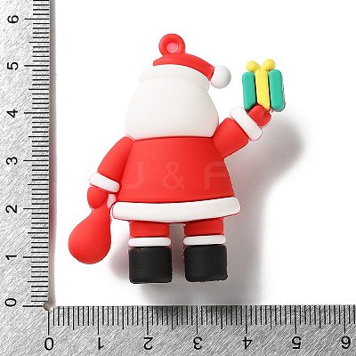 Christmas Theme PVC Pendants FIND-A056-01G-1