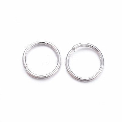 304 Stainless Steel Open Jump Rings X-STAS-E464-09L-S-1