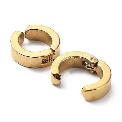 Ion Plating(IP) 201 Stainless Steel Cuff Earring EJEW-H096-01G-1