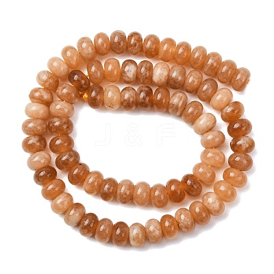 Natural White Jade Beads Strands G-E507-01-03-1