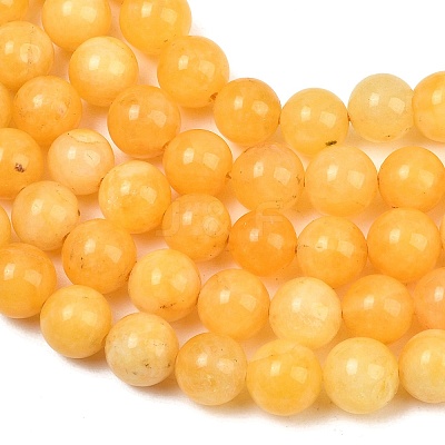 Natural Dyed White Jade Beads Strands GG-CBAEB22-B01-8mm-12-1