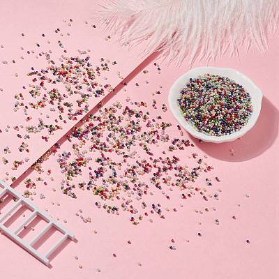 Imitation Pearl Acrylic Beads OACR-S011-2mm-ZM-1