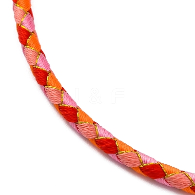 Adjustable Polyester Cord Braided Bracelets BJEW-Z085-01G-12-1