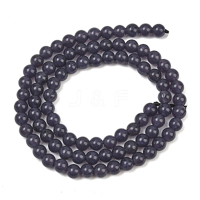 Natural Dyed White Jade Beads Strands GG-CBAEB22-B01-4mm-03-1