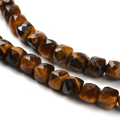 Natural Tiger Eye Beads Strands X-G-B107-B02-02-1