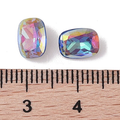 Glass Rhinestone Cabochons RGLA-L029-01A-BBLA-1