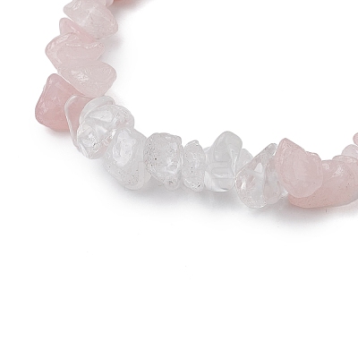 Gemstone Stretch Bracelet BJEW-JB11012-03-1