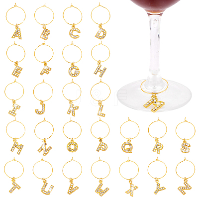 Wine Glass Charms AJEW-PH01562-1
