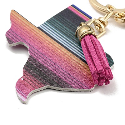 PU Leather Keychain KEYC-C007-02A-G-1