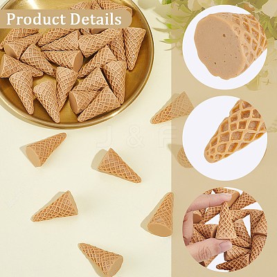 30Pcs Resin Decoden Cabochons CRES-SC0003-32B-1
