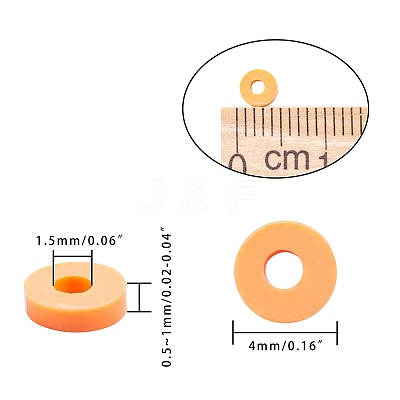 Handmade Polymer Clay Beads CLAY-PH0001-09-1