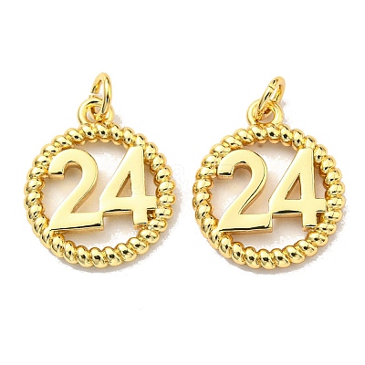 Rack Plating Brass Pendants KK-D026-07G-1
