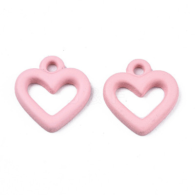 Spray Painted Alloy Charms PALLOY-T075-120C-RS-1