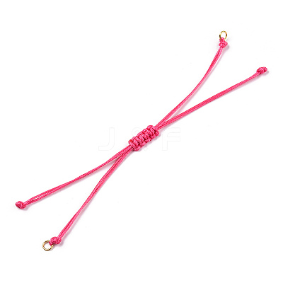 Korean Waxed Polyester Cord Braided Bracelets X1-MAK-T010-05G-1