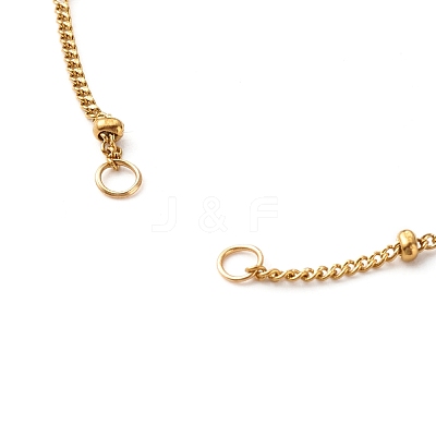 Handmade 304 Stainless Steel Satellite Chains Bracelets Making Accessories AJEW-JB01024-1