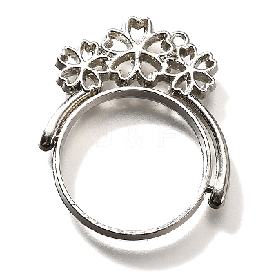 Alloy Open Back Bezel Pendants PALLOY-I223-15P-1