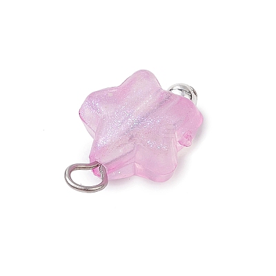 Luminous Acrylic Charms PALLOY-JF03320-02-1