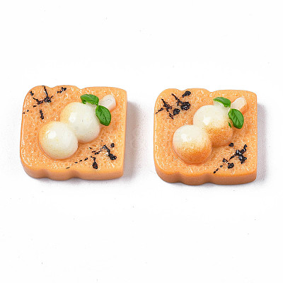 Opaque Epoxy Resin Cabochons LS-CRES-S358-63-1
