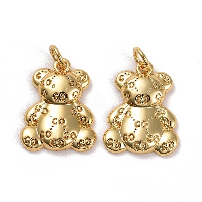 Brass Pendants KK-K258-16G-RS-1