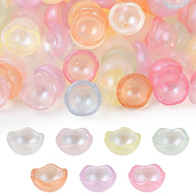 150Pcs Luminous Acrylic Bead Cone MACR-FS0002-29-1
