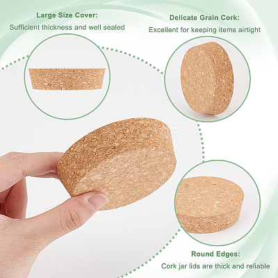 Cork Bottle Stoppers FIND-WH0016-46B-1