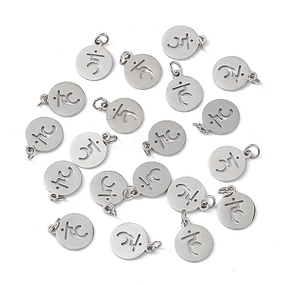 Non-Tarnish 304 Stainless Steel Charms STAS-Q201-T450P-1