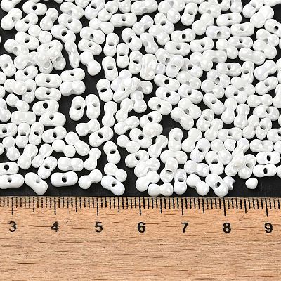 Opaque Colours Luster Glass Seed Beads X1-SEED-B001-01A-12-1