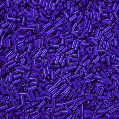 Opaque Colours Glass Bugle Beads SEED-N005-001-B02-1