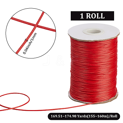 1 Roll Eco-Friendly Korean Waxed Polyester Cord YC-SP0001-03E-1