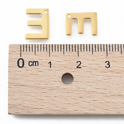304 Stainless Steel Charms STAS-P141-E-1