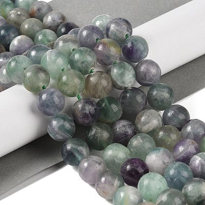 Natural Fluorite Beads Strands G-P530-B04-05-1