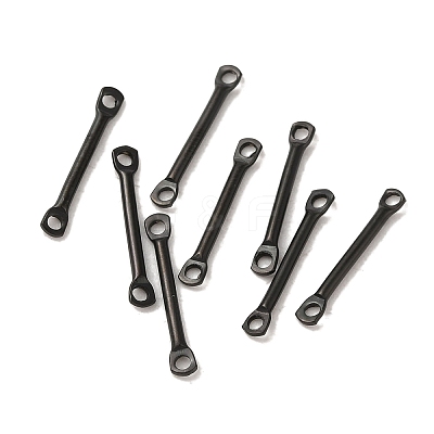 304 Stainless Steel Connector Charms STAS-Q323-06B-EB-1