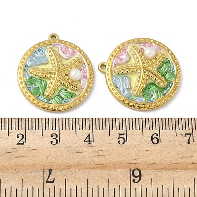 304 Stainless Steel Pendants STAS-D376-01G-03-1