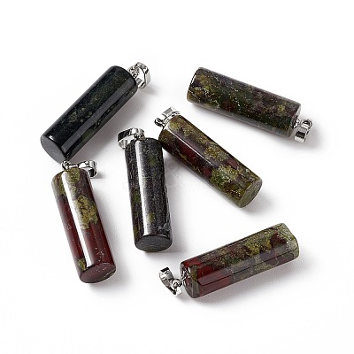 Natural Dragon Blood Pendants G-E135-02P-01-1